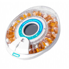 Distributeur automatique de pilules pour personnes âgées avec alarme, signal sonore et lumineux pour la gestion des médicaments