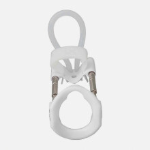 Kit portatile da uomo con supporto elastico per massaggio e asta di prolunga, con impugnatura comoda, ideale per casa e viaggi (confezi