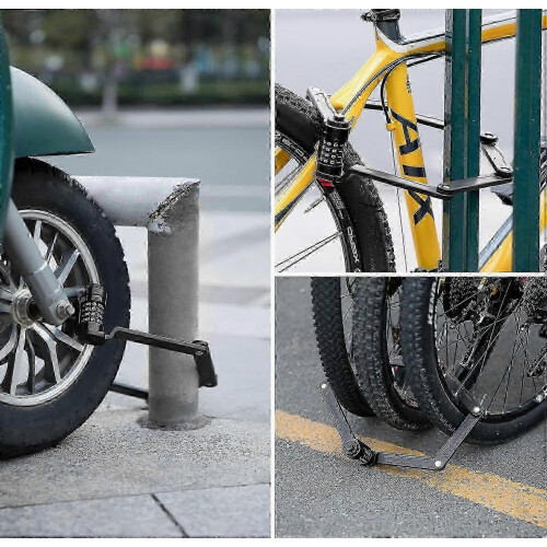Secure Bracket for Bicycle Anti-Theft Lock Installation 2