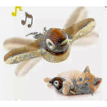 Electronic Interactive Flapping Sparrow Hanging Cat Toy