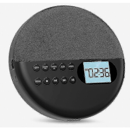 Rechargeable CD Player with Bluetooth Connectivity and ASP LCD Display