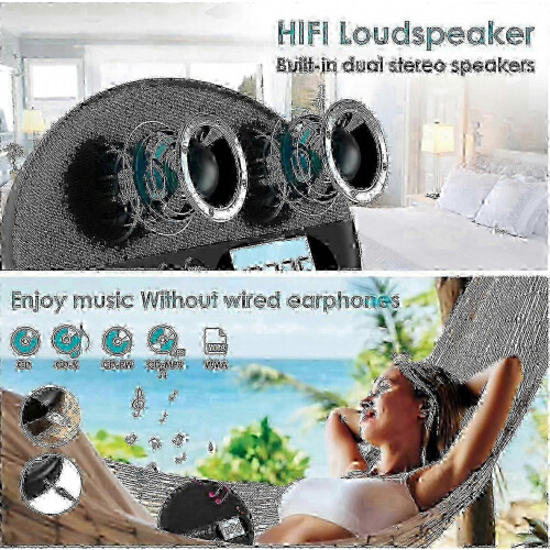 Rechargeable CD Player with Bluetooth Connectivity and ASP LCD Display 2