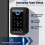 Smartkey Lock Box, Electronic Key Box With Digital Code, Bluetooth App, Home Key Wireless Lock Box Safe for Hosts 2