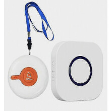 Pulsante di chiamata di emergenza wireless per anziani: sistema di allarme SOS con portata di 150 metri per l'assistenza domiciliare a