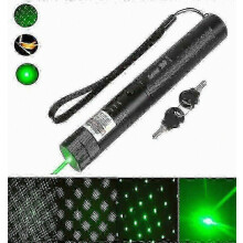 Krachtige groene laserpointer met een bereik van 10.000 meter (532 nm), hoge lichtopbrengst, USB-oplaadbare zaklamp met groen licht voo