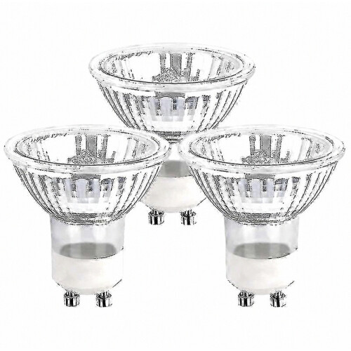 Lot de 5 ampoules halogènes GU10 35W à réflecteur, à intensité variable.