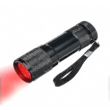 Torcia a luce rossa a 9 LED da 670 nm per terapia - Dispositivo per il miglioramento della salute degli occhi