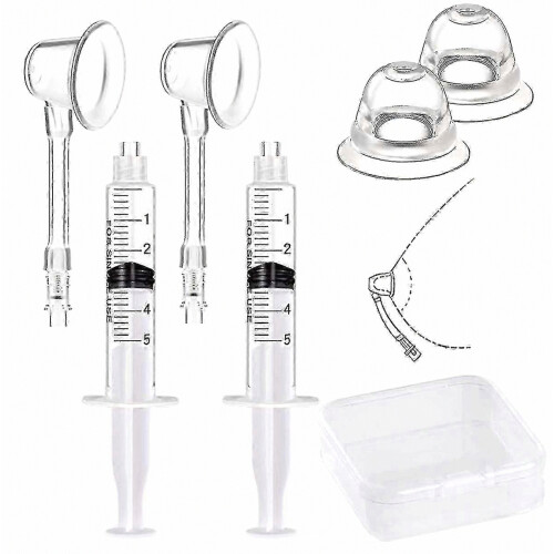 2 Pack Inverted Nipple Correctors Short Inverted Nipples And Flat Nipple