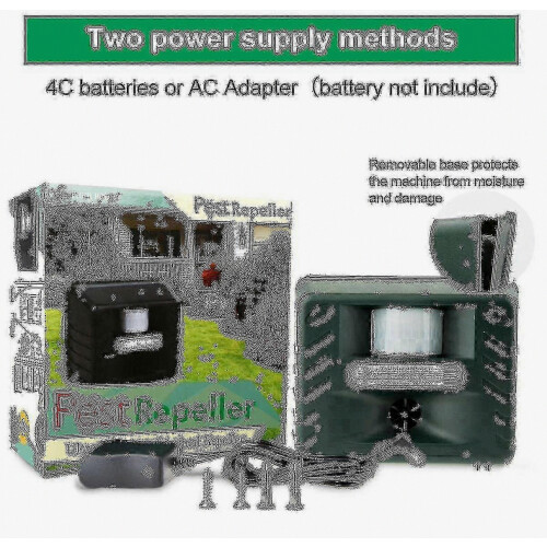 Electronic Bird Repeller Version For Pigeons, Starlings, Sparrows And Seagullsc5 2