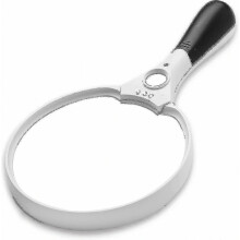 Grande loupe avec éclairage LED - Lentilles grossissantes de 2x à 25x pour la lecture, l'exploration et l'inspection