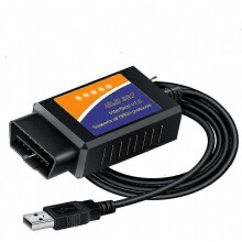 Scanóir Cód OBD Modhnuithe Usb Ford Forscan Elm327 V1.5 Hs Ms-can Elmconfig le haghaidh Scanóir OBD