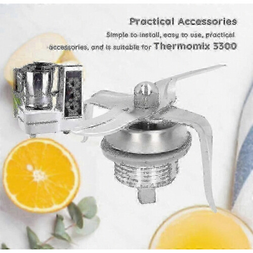 Ανταλλακτικό συμβατό με τον αποχυμωτή Thermomix 3300 με μαχαίρι και λείανση 1