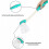 Toilet Aid 40cm Βοήθημα Σκουπίσματος Κάτω Μαντηλάκι Βοήθημα Σκουπίσματος με Μακ 4