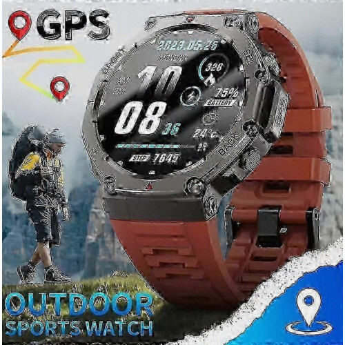Αδιάβροχο έξυπνο ρολόι GPS για άνδρες με φωνητικό βοηθό και ασύρματες κλήσ 2