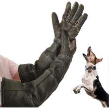 Guanti anti-morso per animali domestici - Guanti in pelle antigraffio per proprietari di cani e gatti