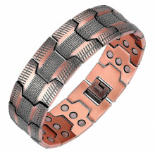 Mens Copper Magnetic Bracelet 3x Strength 99.99_usmddsa_yshdk
