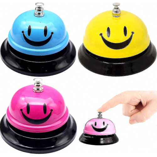 Ensemble de 4 sonnettes d'appel de service pour restaurant, hôtel, bureau, comptoir de réception