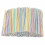 300 Pieces Plastic Drinking Straws 8 Inches Long Multi-colored Striped Bedable 1