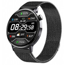 F67s Smartwatch with Blood Glucose Monitoring Blood Oxygen Pressure Test and HRV Tracking