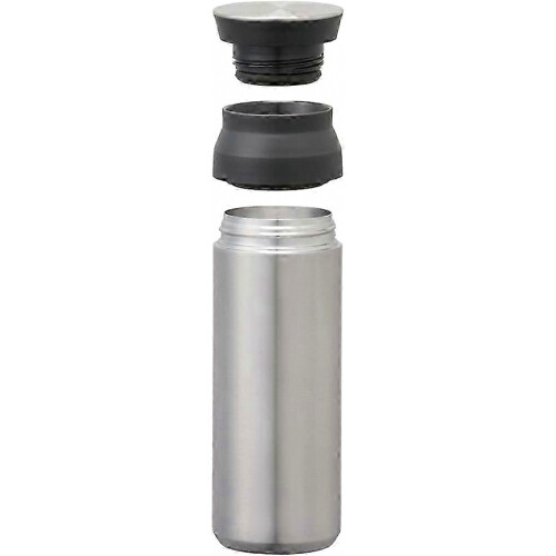 Bicchiere termico da viaggio da 500 ml con coperchio - Bianco 1