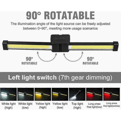 2025 Rechargeable LED Gym Lamp with Dimming Feature for Posing & Camping 2
