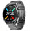 F200 Smart-Uhr, Schwarz, 3-reihig, Stahl 1