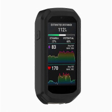 Siliconen beschermhoes voor Garmin Edge 1050 fietscomputer - Middernachtblauw