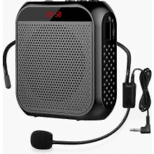 Classroom Voice Amplifier with Wired Headset - Rechargeable & Portable Audio Solution