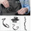 Lampe de lecture LED, lampe de cou mains libres, flexible, à piles 4