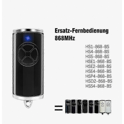 For Garage Door 868MHz Opener 2Pack Replacement Remote Handheld Transmitter Compatible -4-868-BS 1