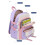 Kids School Backpack, Waterproof Primary School Bag for Students, Large Capacity, Violet L 3