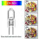 Becuri halogen reglabile, 20W, 12V, alb cald, 2700K, 2 pini, transparente, tip capsulă, pachet de 10 4