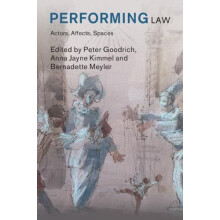 Performing Law Paperback Book