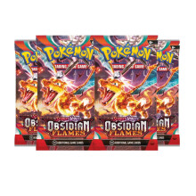 Pokemon Cards Obsidian Flames, English - Booster Bundle including 4 Pokemon Booster Packs - TCYM Product