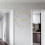Acrylic Wall Clock Gold Small 40cm Silent Three-Dimensional 3