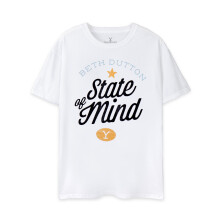(XX-Large) Yellowstone Short Sleeved T-Shirt (Womens White)
