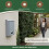 Wall Mounted Lockable Post Box 360×230×100mm Grey 3