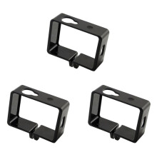 3X Protective Custodia Con Cornice Laterale per Yi Xiaoyi Action Sport Accessori per Fotocamera Nero