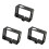3X Protective Housing Side Border Frame Case Compatible with  Yi Xiaoyi Action Sport Camera Accessories Black 1