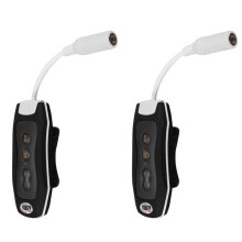 2X 8GB MP3 Player Swimming Underwater Diving Spa + FM Radio Waterproof Headphones Black