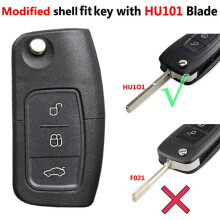 2X Car Remote Key Shell Remote Key Case Cover for Focus Fiesta Mondeo S-Max C-Max