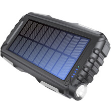PowerBank 20.000 mAh Célula solar Negro