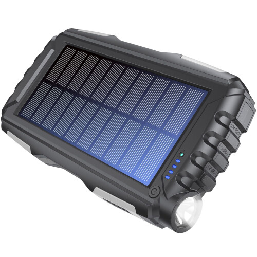 PowerBank 20.000 mAh Célula solar Negro