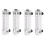 4X Black Adjustable Knob 0.1-1 GPM Panel Type Water Flow Meter LZM-15 2