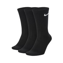 (Black, 2 (Adults')) Nike Sports Socks Nk Everyday ltwt 3 pack black UK Size