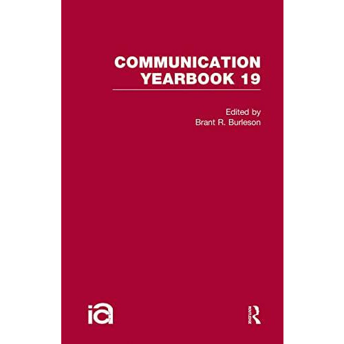 Communication Yearbook 19 Paperback Book