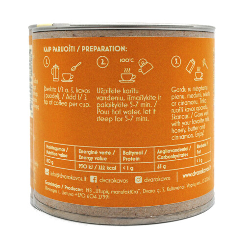 Dandelion root coffee Dvaro Kavos, 100 g 1