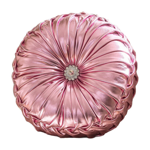 Round Pumpkin Throw Pillow European Style Soft Spandex 1