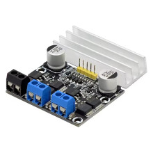 Placa Controladora de Motor 3V-18V 10A Módulo Controlador de Motor Puente H de Doble Canal Módulo Regulador de Velocidad PWM