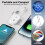 Adattatore Android Auto Wireless Carplay, Dongle Plug & , per Tutte le Auto CarPlay Cablate, Telefoni IOS 10+ Android 11+ 2